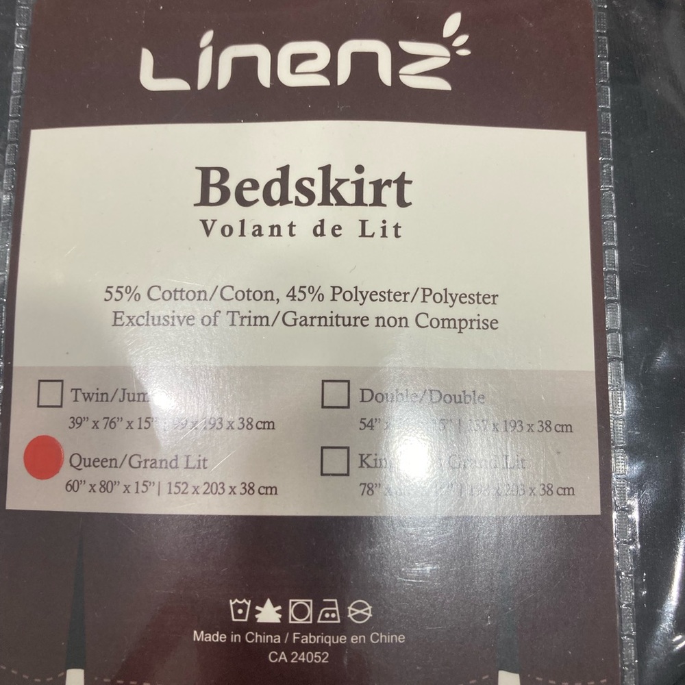 New bedskirt